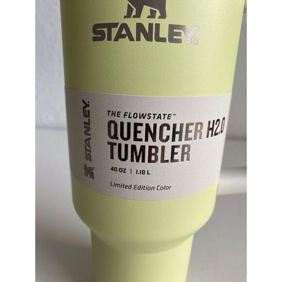 Stanley Adventure Quencher H2.0 Travel Tumbler Straw 40oz Citron LIMITED EDITION - Picture 2 of 11